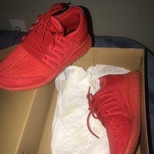 Red Adidas Tubular Doom